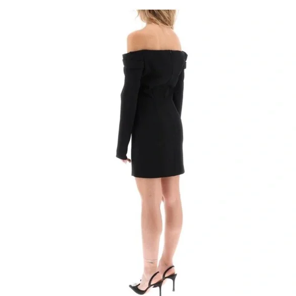 Magda Butrym - NWT- Black : size 36 off the shoulder dress! - Picture 3 of 4